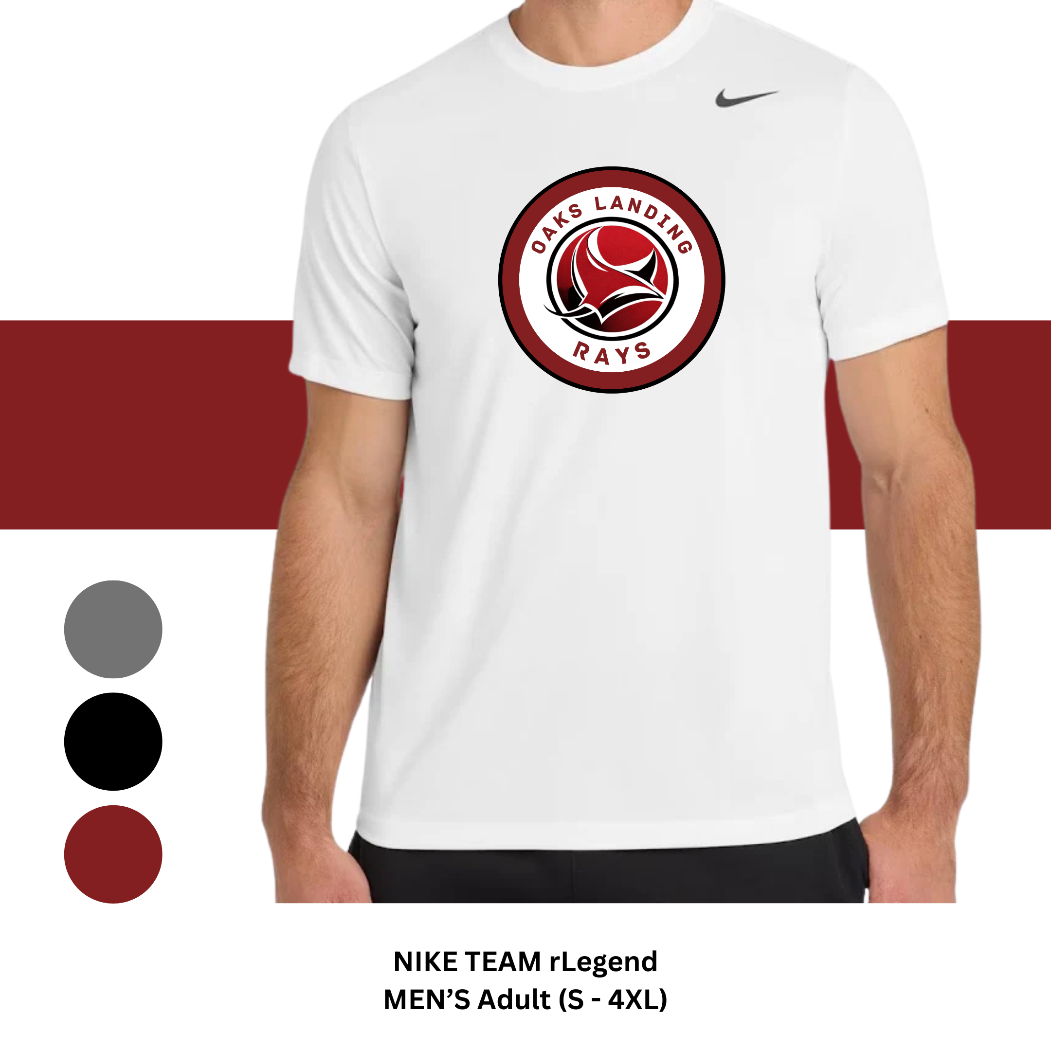 MEN'S - ADULT NIKE TEAM RLEGEND TEE  (S-4XL)