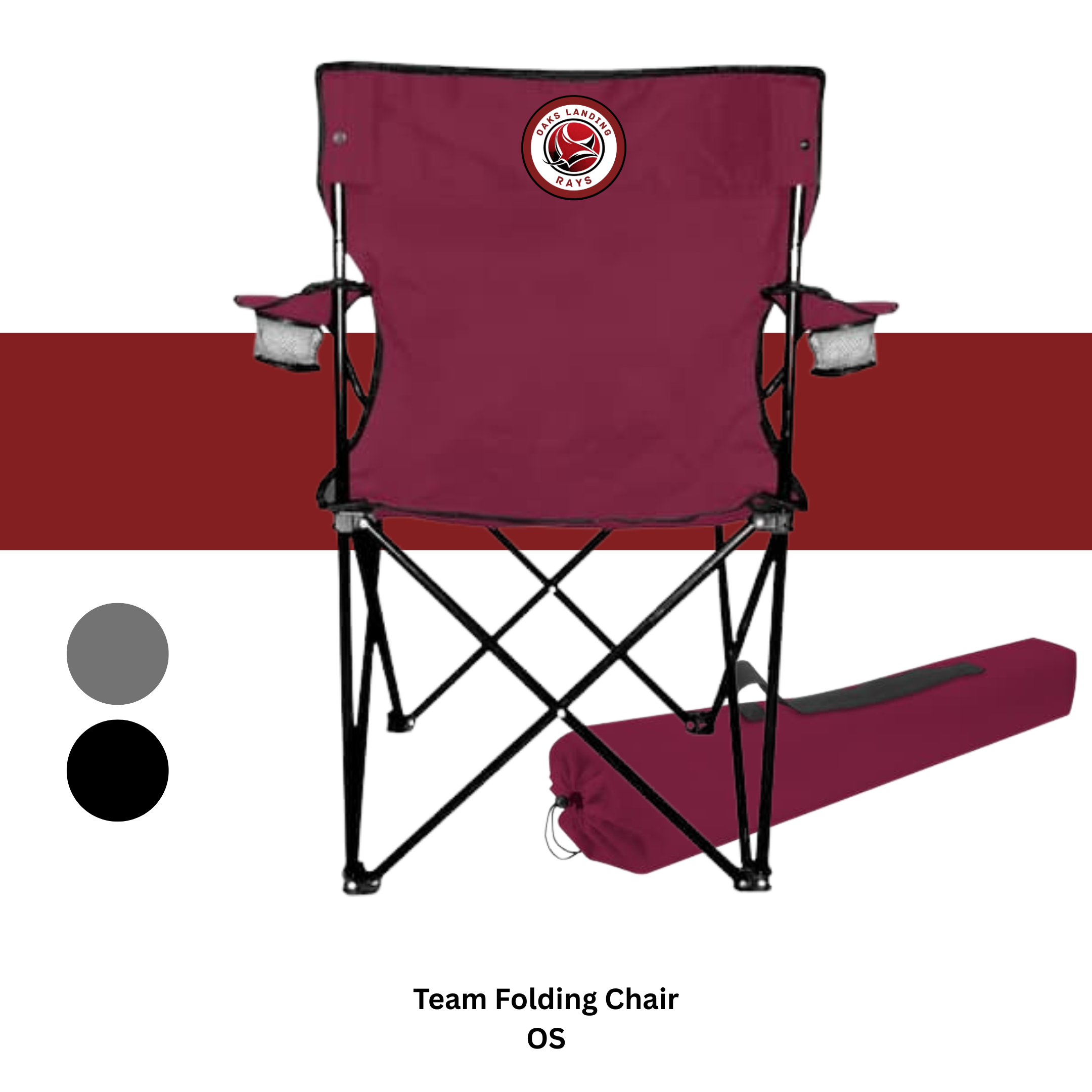 OAKS LANDING RAYS TEAM CAMPING CHAIR