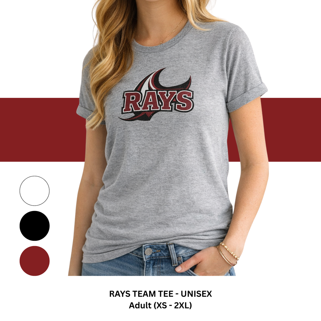OL RAYS TEAM SHIRT - UNISEX (XS-4XL), ALL COLORS