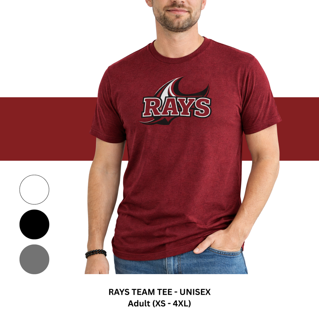 OL RAYS TEAM SHIRT - UNISEX (XS-4XL), ALL COLORS