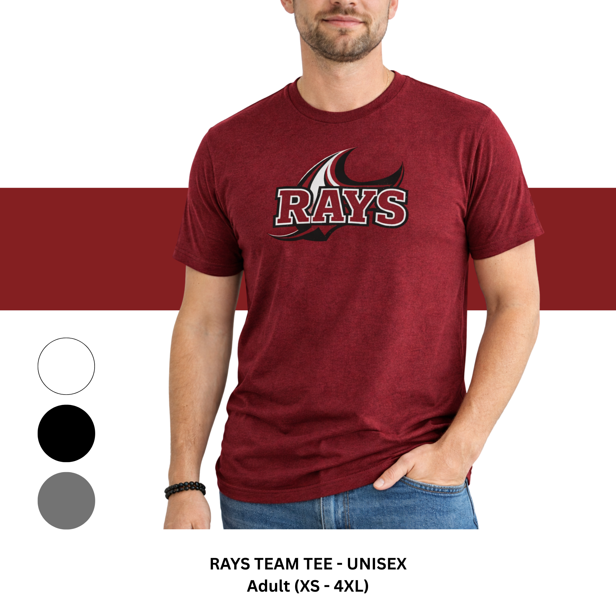 OL RAYS TEAM SHIRT - UNISEX (XS-4XL), ALL COLORS
