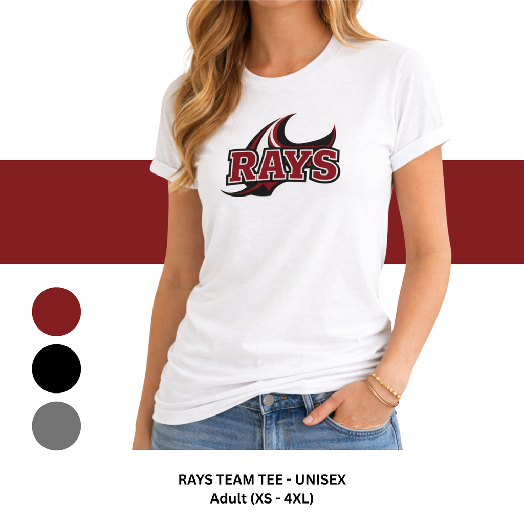 OL RAYS TEAM SHIRT - UNISEX (XS-4XL), ALL COLORS
