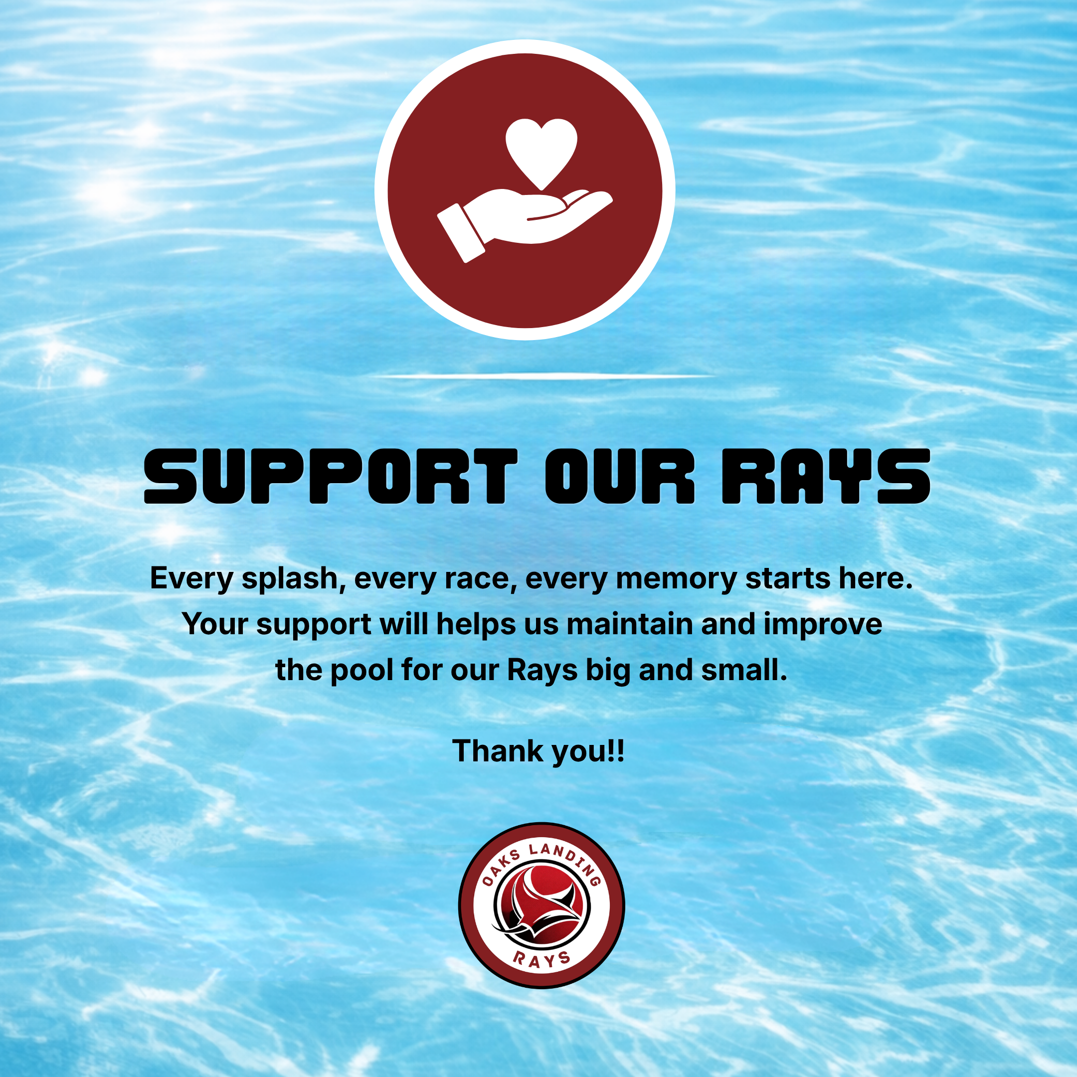 SUPPORT OUR RAYS - $5 DONATION