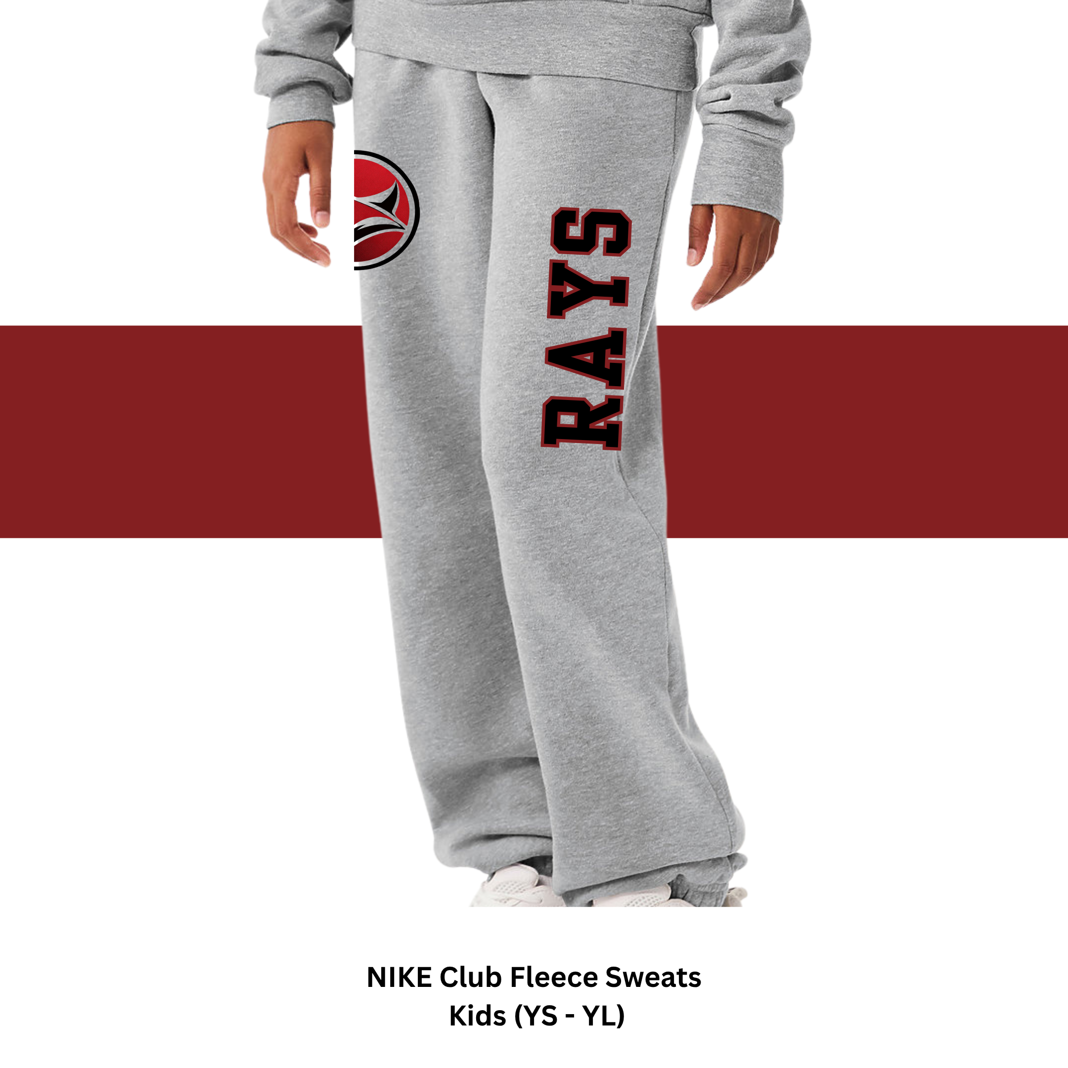 KIDS RAYS TEAM SWEATPANTS  (YS-YL)