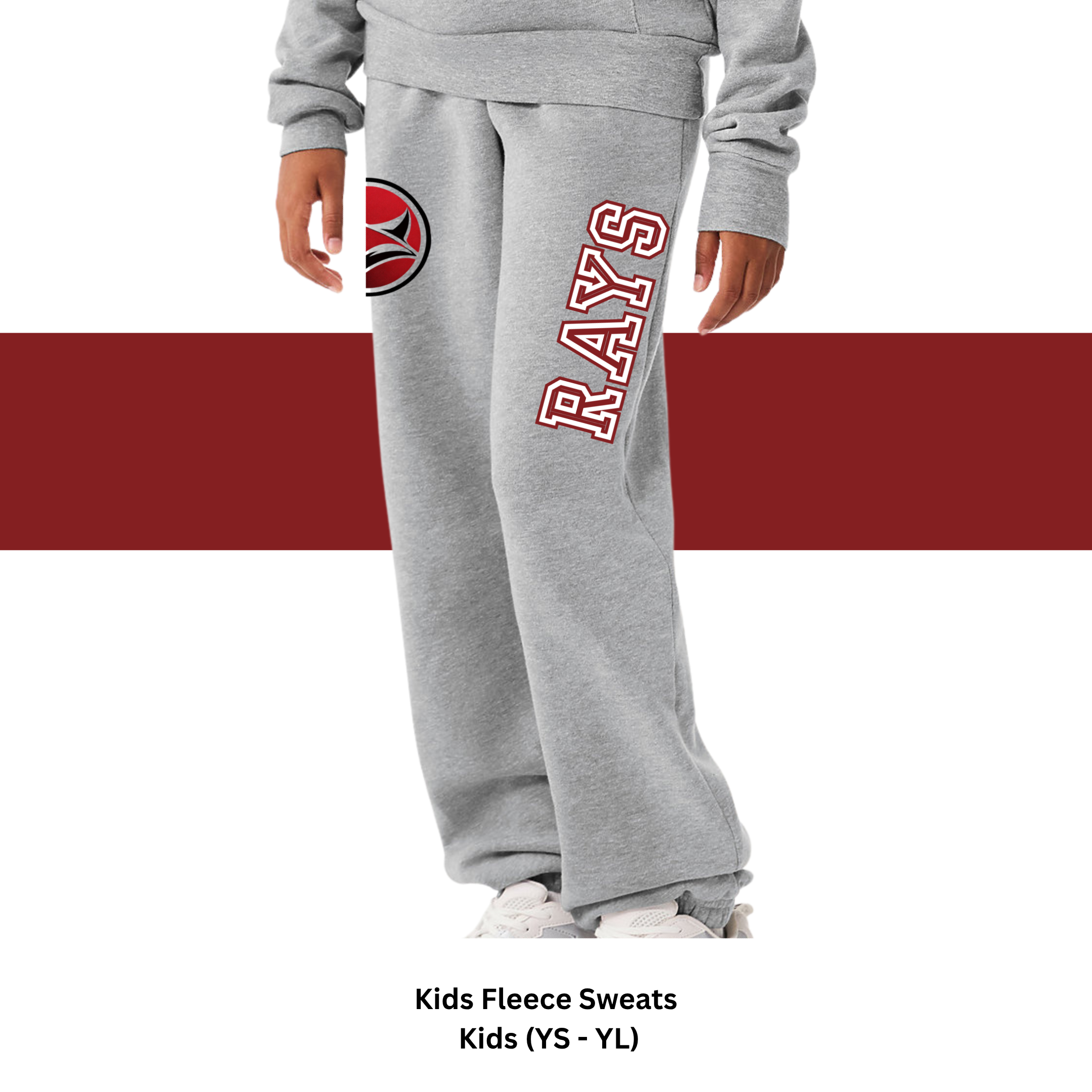 KIDS RAYS TEAM SWEATPANTS  (YS-YL)